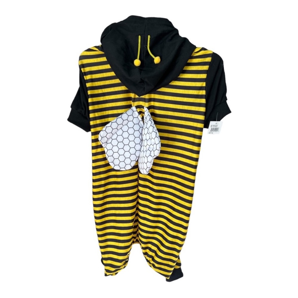 Halloween Pet Costume Bumblebee Hoodie Dog Costume with Wings Pet Spirit NWT